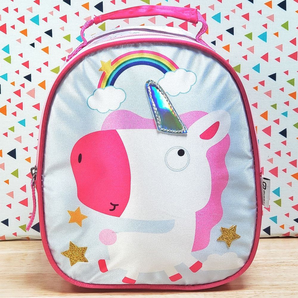 Back to School Quest All Over Unicorn Print Fantasy 10" x 8.5" x 4" Lunch Bag